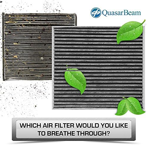 QB C20028R/C20029C Cabin Air Filter Guard for Scion, Toyota Models (CARBON)