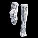 Skeleton Bones White Halloween Socks (B234)