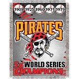 Pittsburgh Pirates MLB World Series Commemorative Woven Tapestry Throw (48