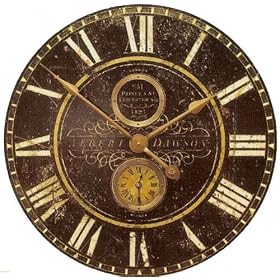 Dawson Black Wall Clock 31