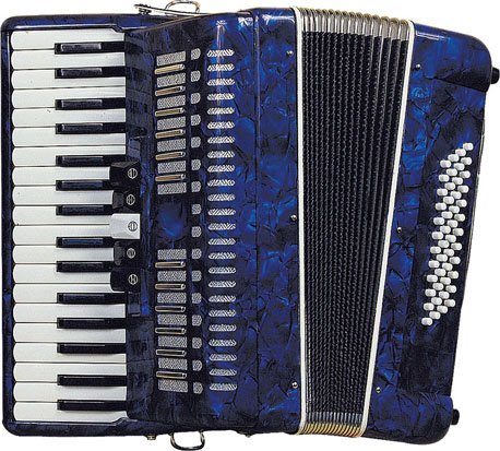 Childrens Toyshop  Musical Instruments : Laurel 34 Key / 48 Bass Accordion with Case