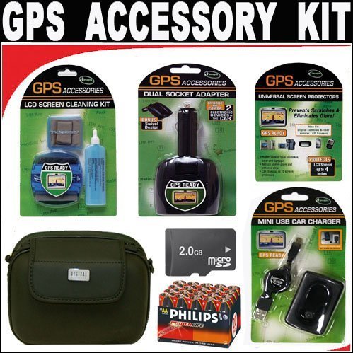 Buy Deluxe DB Roth Accessory Kit for the Garmin eTrex Vista CX Color Handheld GPS Best Price.