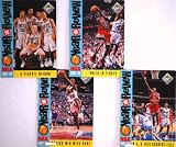 1997-98 - Upper Deck - UD Choice - NBA / Year in Review - 4 Basketball Trading Cards - Gary Payton / M. Jordan's 10th Scoring Title / Nets Playoff Return / Bulls in Finals - Vintage / Rare - Out of Production - Limited Edition - Collectible