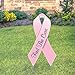 VictoryStore Yard Sign Outdoor Lawn Decorations - Breast Cancer Awareness Pink Ribbon Yard Sign with stakes - 12.8