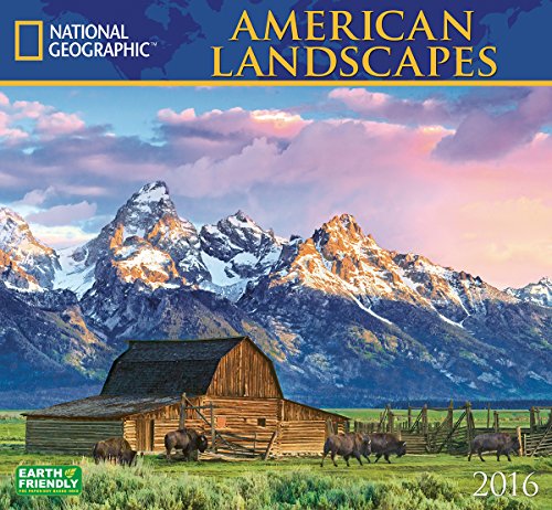 American Landscapes National Geographic 2016 Wall Calendar