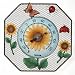 4521 Thermometer Indoor/outdoor12" Flower Design By Taylor Precision Products