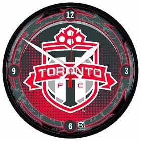 MLS Toronto FC Round Clock