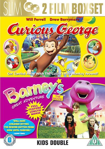 CD-Charts  DVD : Curious George/Barney's Great Adventure - The Movie