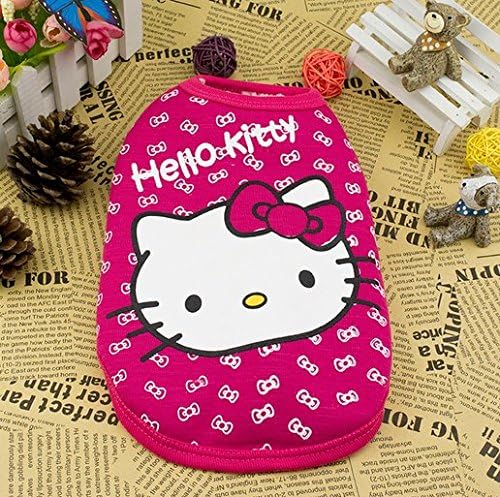 WP Pet Dog Cat Hello Kitty Costume Party Clothes Clothing Cosplay Outfit Appareal 4 (M)