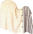 Elegant Shawl Embroidered Wool Wrap 80 x 40 inches (ktds480)