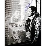 Joe Frazier - Looking Through Cage at Ali - Autographed 16x20 Photograph