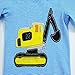 Frogwill Toddler Boys Excavator Long Sleeve Cartoon T Shirt Size 2-7 Years