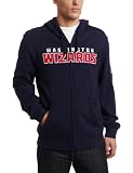 NBA Men's Washington Wizards Gametime Full Zip Hood (Blue, Medium)