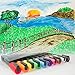 Liquid Chalk Markers Bundle: 10 smooth Paint Pens + 8 Chalkboard Labels - Fine Chisel & Bullet Tip for each Pen Marker - Charming results on: Window, Glass, non-porous Blackboards, Chalkboards & More - Fluorescent & White Wet Ink for Kids - Broad point for drawing