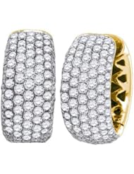 3.00CT-DIA FASHION HOOPS