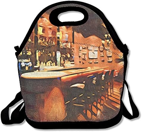 Unisex Handy Portable Wonderful Convenient Bento Bag,Black