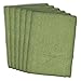 DII Microfiber Multi-Purpose Cleaning Towels Perfect for Kitchens, Dishes, Car, Dusting, Drying Rags, 16 x 19, Set of 6 - Green