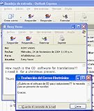 IdiomaX E-mail Translator: English, Spanish, Italian, French, German e-mail translation software for Windows Outlook Express and Microsoft Outlook
