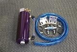 Godspeed Universal Racing Oil Catch Can Tank Oil Reservoir Tank Purple Color