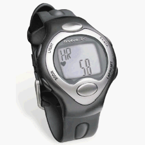 Reebok Strapless Series Heart Rate Monitor/Watch - Silver