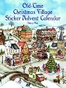 Old-Time Christmas Village Sticker Advent Calendar
