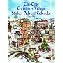 Old-Time Christmas Village Sticker Advent Calendar