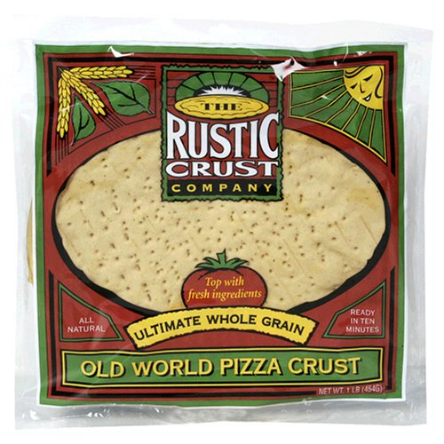 Rustic Crust Old World Pizza Crust, Ultimate Whole Grain, 12-Inch Crusts (Pack of 8)
