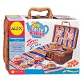 Alex Porcelain Tea Party Basket 19-pc. Set