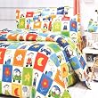 Blancho Bedding - [Happy Friends] 100% Cotton Comforter Cover/Duvet Cover Combo