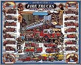 Picture White Mountain Puzzles American Fire Trucks
