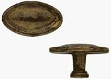 Classic Hardware #CL-100497.19 .83x.79x.91 Oval Knob