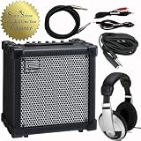Roland CB-20XL Cube 20 XL Bass Guitar Amplifier with Headphones and Cabling