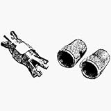 RCA DT59CFT CenterPin In-Line RG59 F-Connectors (2-pk)