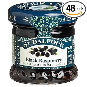 ST. DALFOUR Black Raspberry Conserves, 1 Ounce Jars (Pack of 48) by ST. DALFOUR