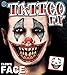 Tinsley Transfers Clown Face Tattoo Adult Accessory