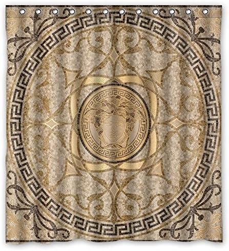 Xiang Queen Versace Custom Fabric Curtain Standard Size Eco Friendly 66x72 inches