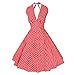 ILover Women's 1950s Vintage Marilyn Monroe Rockabilly large swing Dress