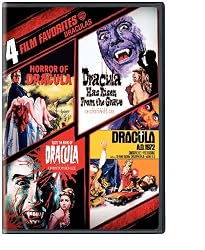 Draculas: 4 Film Favorites (Horror of Dracula / Dracula Has Risen from the Grave / Taste the Blood of Dracula / Dracula A.D. 1972)