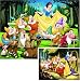 Ravensburger 09036 - Schneewittchen bei den Zwergen, 2 x 20 Teile Puzzle