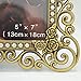 Gift Garden 5x7 Picture Frame Antique Metal Photo Frames 5 by 7 Inch Tabletop Display