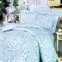 Blancho Bedding - Blue Bubbles 100 Cotton 4PC Duvet Cover Set (Queen Size)