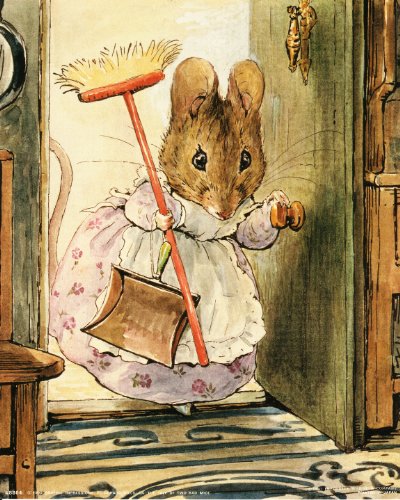 Beatrix Potter Tale of Two Bad Mice Kids Room Art Print Wall Decor Poster (8x10)