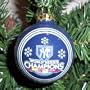 MLB New York Yankees 2009 World Series Champions Glass Ball Ornament