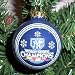 MLB New York Yankees 2009 World Series Champions Glass Ball Ornament