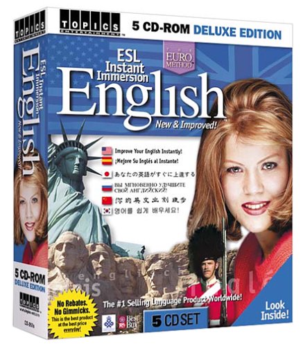 City Travel Guides Discounted  Software : Instant Immersion English (5 CD-ROM set)