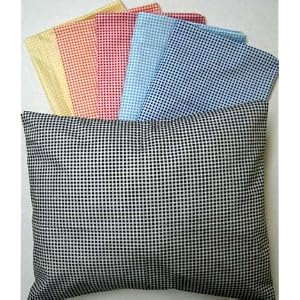 Percale Baby Pillow Case - Primary Gingham Collection - Made In USA