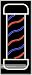 Barber logo (vertical) Neon Sign