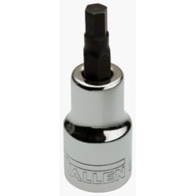Allen 5mm 3 8 Drive Allen Hex Bit Sockets by Allen