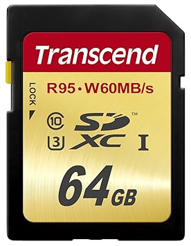 【クリックで詳細表示】Transcend SDXCカード 64GB UHS-I U3対応 (最大読込速度95MB/s，最大書込速度60MB/s) U3シリーズ 4K動画撮影 無期限保証 TS64GSDU3： パソコン・周辺機器