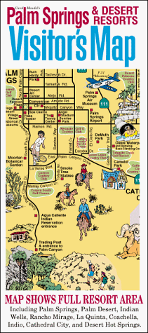 Carol Mendel's Palm Springs & desert resorts visitor's map